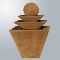 Thumbnail for Giannini Garden Three Tier Tapered Square Fountain