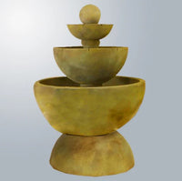 Thumbnail for Giannini Garden Tondo Three Tier Fountain With Spillways