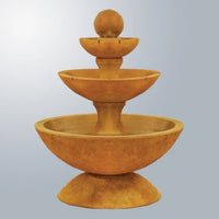 Thumbnail for Giannini Garden Terso Three Tier Fountain Short With Spillways