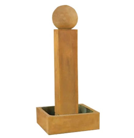 Giannini Garden Smooth Pilar Fountain Tall