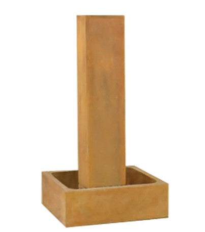 Giannini Garden Smooth Pilar Fountain Tall With No Ball