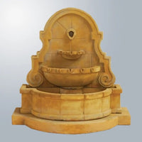 Thumbnail for Giannini Garden Liguria Wall Water Fountain with Step and Concrete Spout