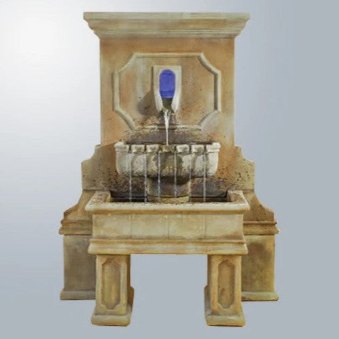 Giannini Garden Savonna Wall Fountain With Legs