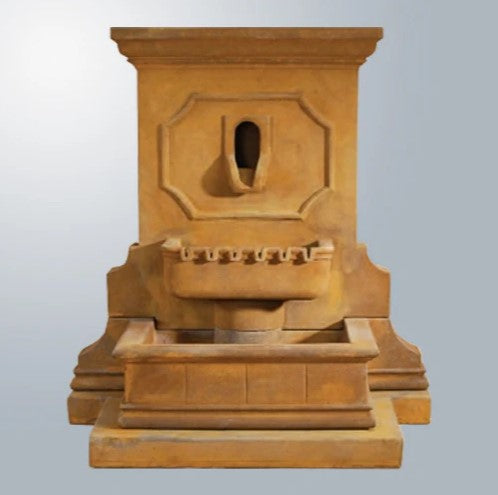 Giannini Garden Savonna Wall Fountain With Step