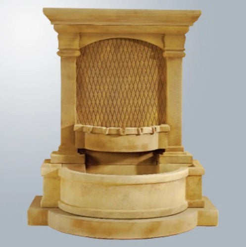 Giannini Garden Savonna Diamond Wall Of Water Wall Fountain