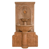 Thumbnail for Giannini Garden Imperia Antica Wall Fountain With Concrete Elbow Spout