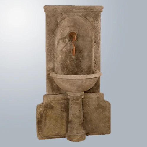 Giannini Garden Imperia Antica Wall Fountain For Rustic Spout