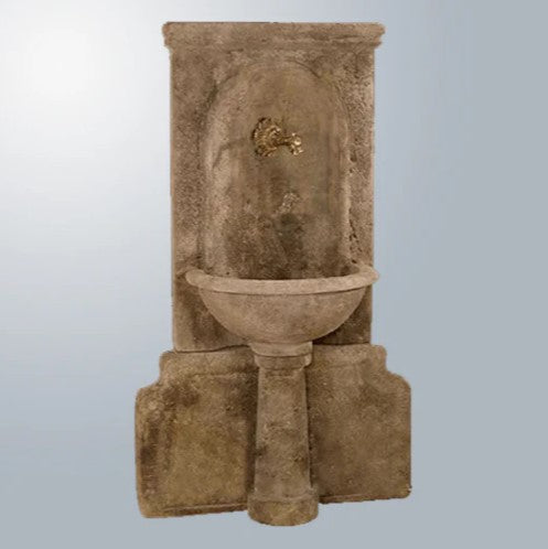 Giannini Garden Imperia Antica Wall Fountain For Bronze Spout