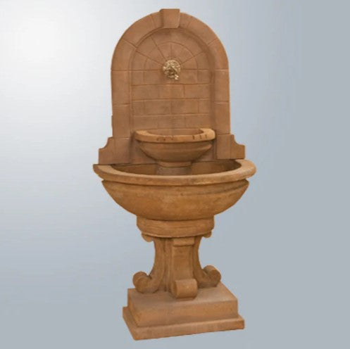 Giannini Garden Montefalco Wall Fountain For Bronze Spout