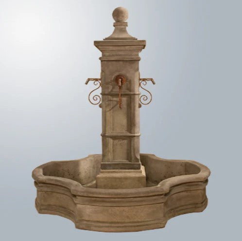 Giannini Garden Aquitaine Fountain With 70" Monaco Pond