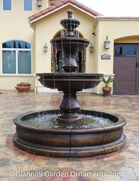 Thumbnail for Giannini Garden Montefalco Three Tier Pond Fountain
