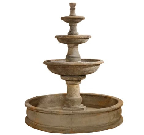 Giannini Garden Pavana Three Tier Pond Fountain