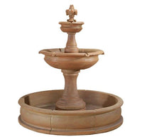 Thumbnail for Giannini Garden Fleur De Lis Pond Fountain