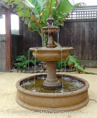 Thumbnail for Giannini Garden Fleur De Lis Pond Fountain