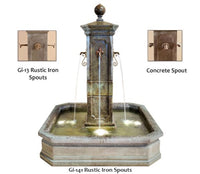 Thumbnail for Giannini Garden Anduze Colonne Fountain For Spouts