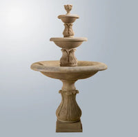 Thumbnail for Giannini Garden Folium Three Tier Fountain (Short Spacers)