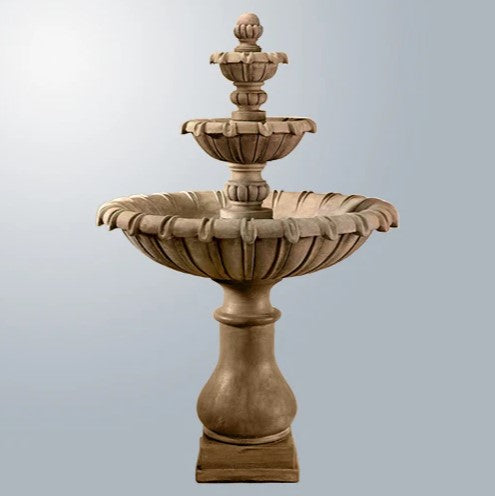 Giannini Garden Grand Chateau Three Tier Fountain