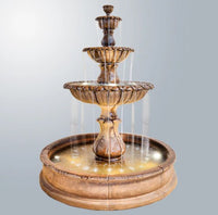 Thumbnail for Giannini Garden Calanthia Three Tier Pond Fountain