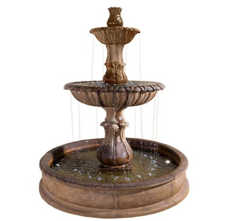 Giannini Garden Grandis Calanthia Two Tier Pond Fountain