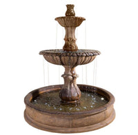 Thumbnail for Giannini Garden Grandis Calanthia Two Tier Pond Fountain