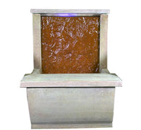 Thumbnail for Giannini Garden Slate Water Wall with Bench