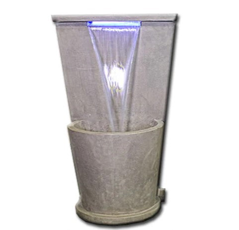 Giannini Garden Nadine Aqua Glow Wall Fountain