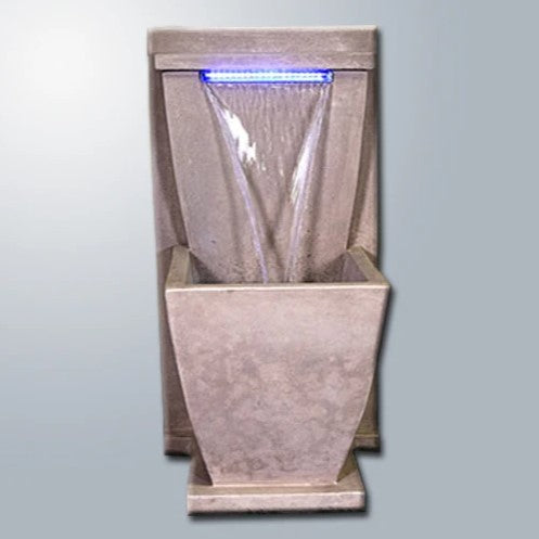 Giannini Garden Corina Aqua Glow Wall Fountain
