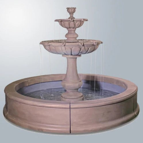 Giannini Garden Vicentina Fountain with Pond