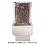 Thumbnail for Giannini Garden Slate Fountain with Tall Base