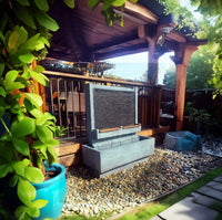 Thumbnail for Giannini Garden Double Brentwood Wall Fountain