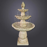 Thumbnail for Giannini Garden Arcea Lotus Three Tier Fountain