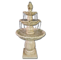 Thumbnail for Giannini Garden Arcea Lotus Three Tier Fountain