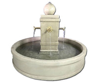Thumbnail for Giannini Garden Napa Round Pond Fountain for Bronze Spouts