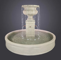Thumbnail for Giannini Garden Piazza Aventino Pond Fountain w/ Copper Spouts