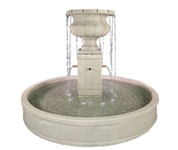 Thumbnail for Giannini Garden Piazza Aventino Pond Fountain w/ Copper Spouts