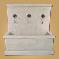 Thumbnail for Giannini Garden Antibes Trois Wall Fountain for Rustic Spouts