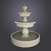 Thumbnail for Giannini Garden Malibu Three Tier Pond Fountain