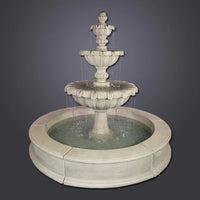 Thumbnail for Giannini Garden Chateau Three Tier Easy Pond Fountain