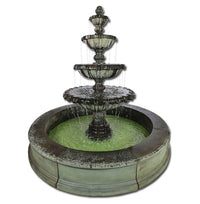 Thumbnail for Giannini Garden Regal Chateau Four Tier Easy Pond Large Fountain