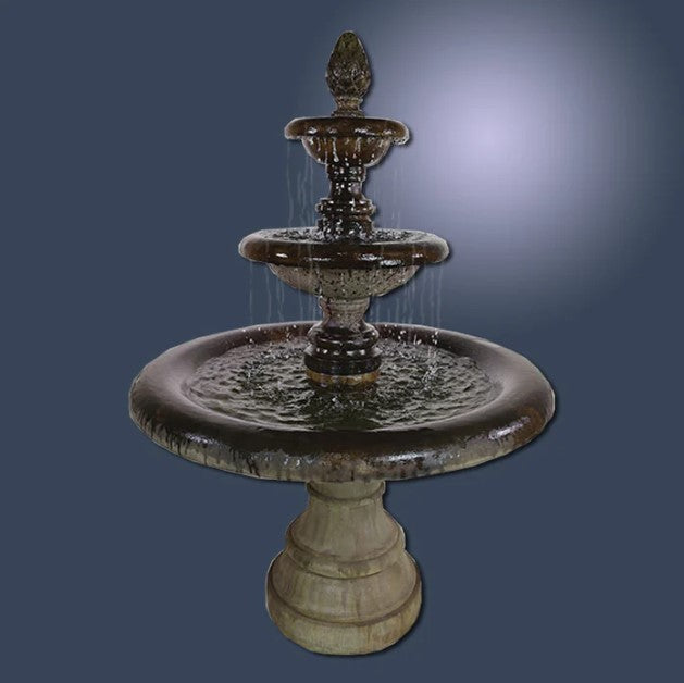 Giannini Garden Grand Newcastle Three Tier Fountain