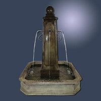 Thumbnail for Giannini Garden Promenade Carre Pond Fountain for Rustic Spouts
