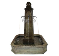 Thumbnail for Giannini Garden Promenade Carre Pond Fountain for Rustic Spouts