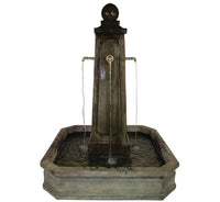 Thumbnail for Giannini Garden Promenade Carre Pond Fountain for Bronze Spouts