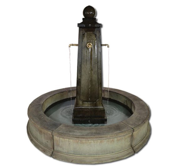Giannini Garden Promenade Easy Pond Fountain for Bronze Spouts