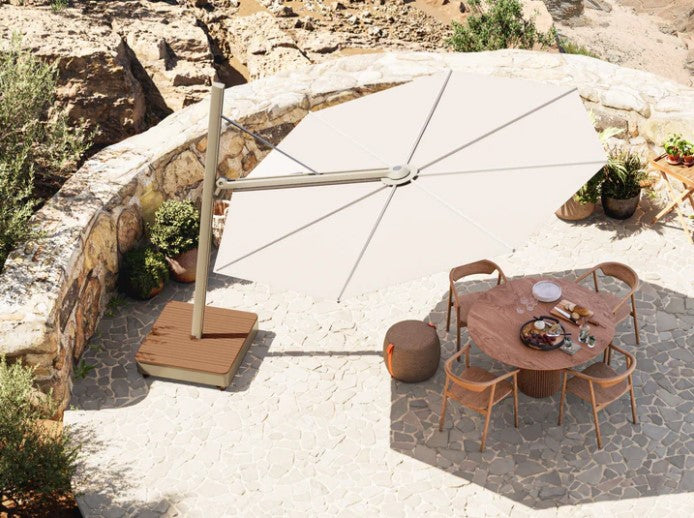 Umbrosa Versa UX Latte Round Umbrella