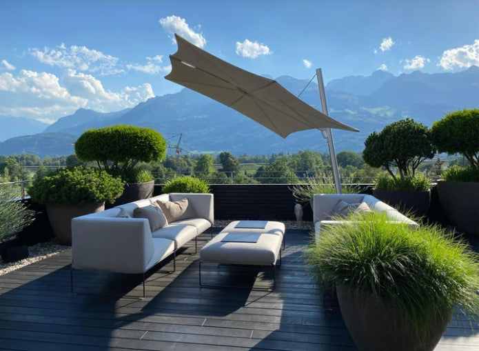 Umbrosa Spectra Forward 80° Cantilever Umbrella