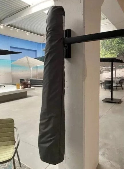 Umbrosa Paraflex UX Full Black Wall Mounted Umbrella