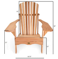 Thumbnail for All Things Cedar Adirondack Cedar Patio Chair