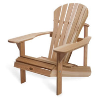 Thumbnail for All Things Cedar Athena Adirondack Cedar Patio Chair with Wide Arms Rest