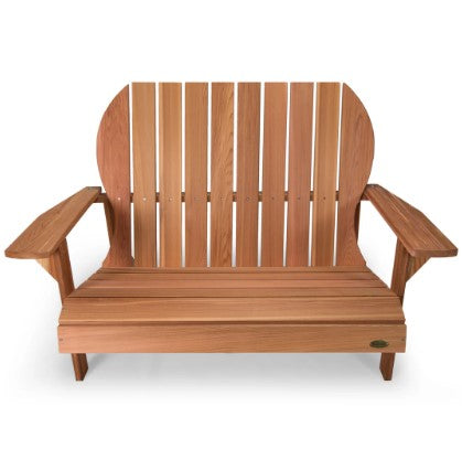 All Things Cedar Adirondack Cedar Loveseat Bench LS48